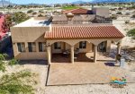 Casa Talebi rental home in EDR, San Felipe BC - drone take back of the house